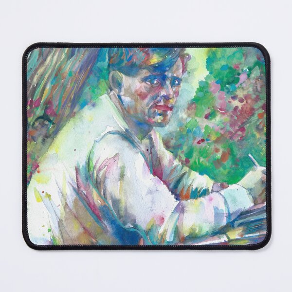 Item preview, JACK LONDON writing - watercolor portrait .1 designed and sold by lautir.