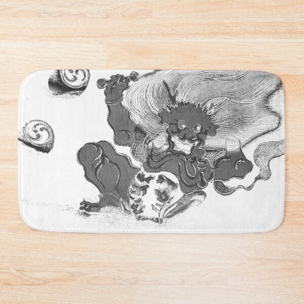 Item preview, Demon from Momoyogusa-Flowers of a Hundred Generations (1909) by Kamisaka Sekka Black Print designed and sold by RyanCaudell.
