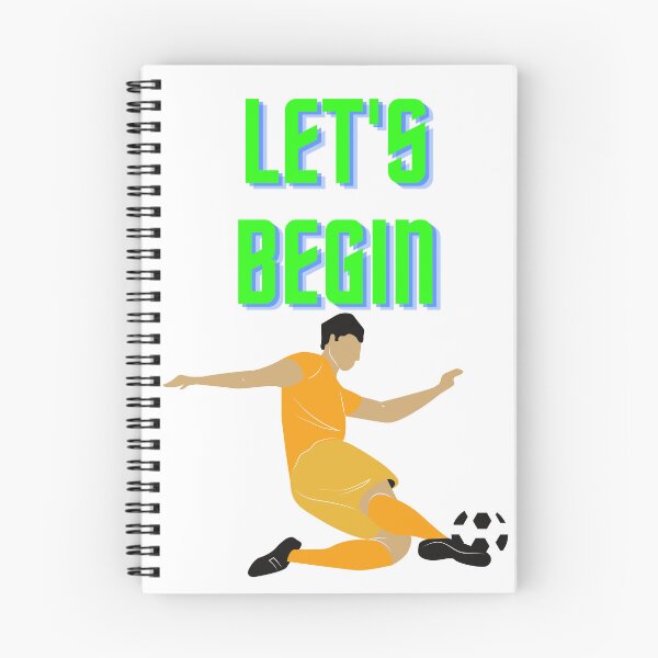 Item preview, let's begin soccer unique design designed and sold by Shahnawaz Khandesigner.