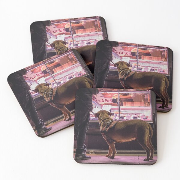Item preview, Dog waiting his turn at the butcher shop designed and sold by Martapp.