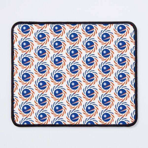 Item preview, Marshall Islander American Multinational Patriot Flag Series designed and sold by Carbon-Fibre Media.