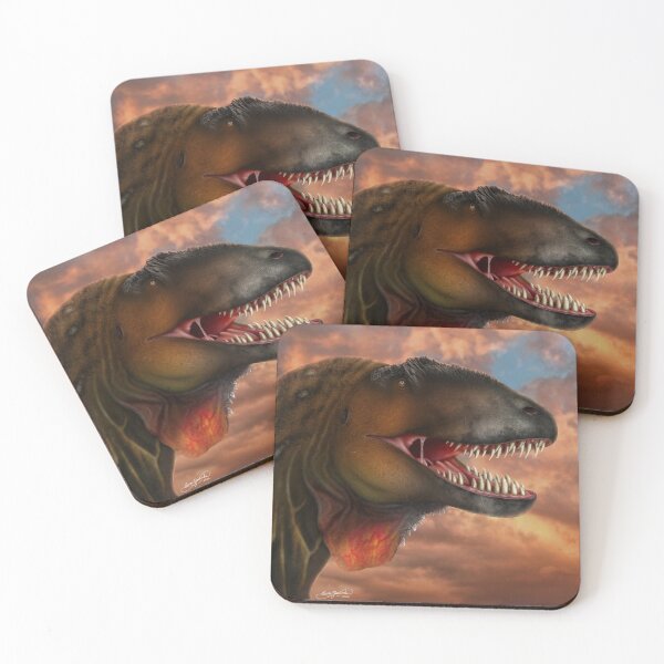 Item preview, Carcharodontosaurus saharicus Paleoart designed and sold by saradrawspaleo.