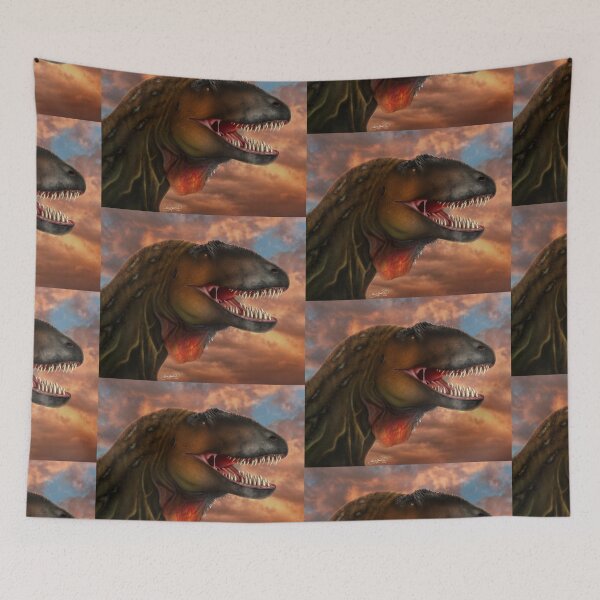 Item preview, Carcharodontosaurus saharicus Paleoart designed and sold by saradrawspaleo.