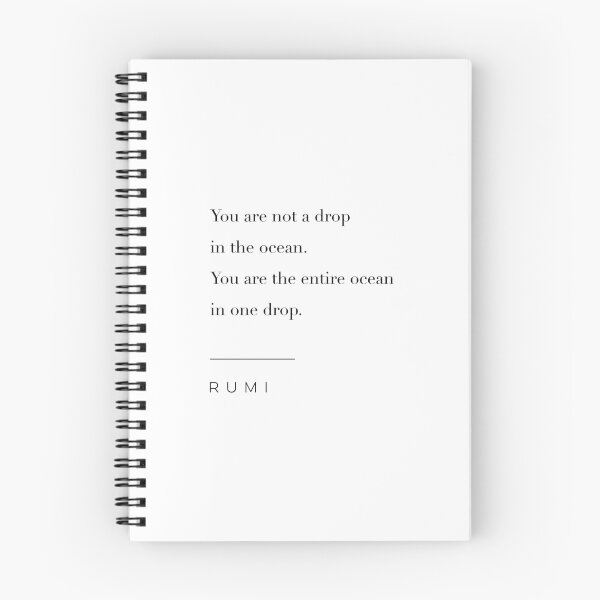 Item preview, You Are Not A Drop In The Ocean by Rumi designed and sold by wisemagpie.
