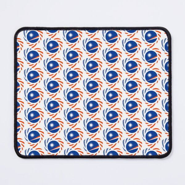 Item preview, Marshall Islander Multinational Patriot Flag Series (Heart) designed and sold by Carbon-Fibre Media.