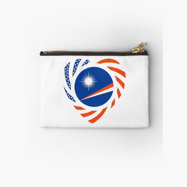 Item preview, Marshall Islander Multinational Patriot Flag Series (Heart) designed and sold by Carbon-Fibre Media.