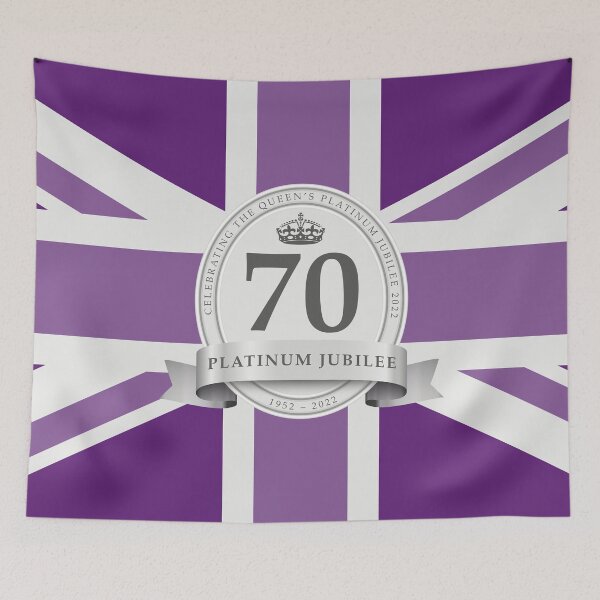 Item preview, Platinum Jubilee Flag (Purple) designed and sold by STUDIO-72.