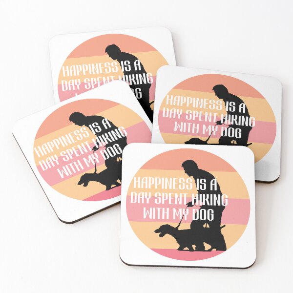 Item preview, happiness is a day spent hiking with my dog designed and sold by art lines.