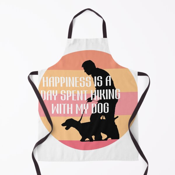 Item preview, happiness is a day spent hiking with my dog designed and sold by art lines.