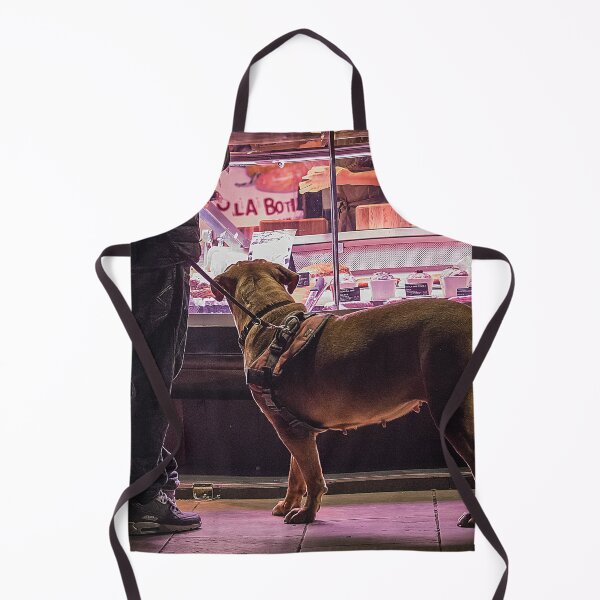 Item preview, Dog waiting his turn at the butcher shop designed and sold by Martapp.