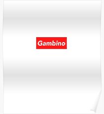Gambino text Poster