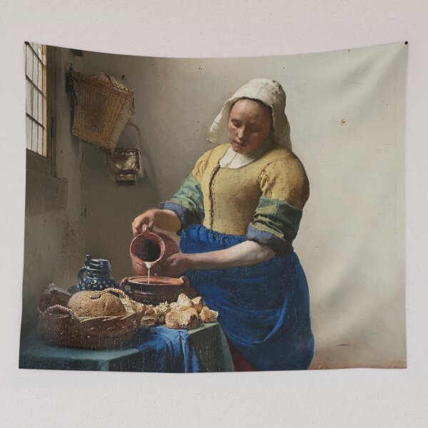 Item preview, Johannes Vermeer - The Milkmaid All Over Print designed and sold by BKNation.
