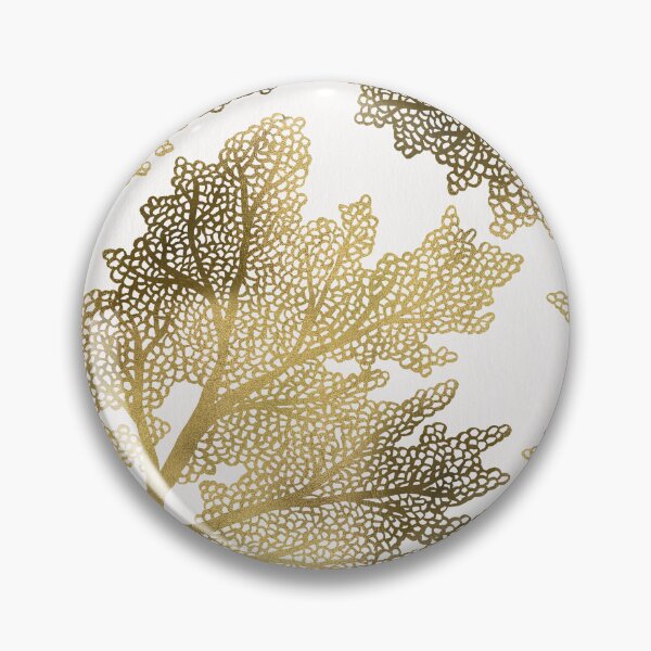 Item preview, Sea Fan Coral – Gold designed and sold by Cat Coquillette.