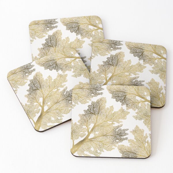 Item preview, Sea Fan Coral – Gold designed and sold by Cat Coquillette.
