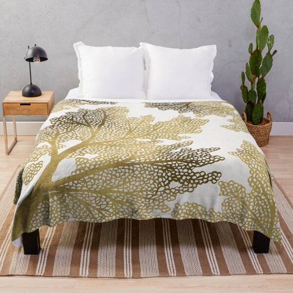 Item preview, Sea Fan Coral – Gold designed and sold by Cat Coquillette.