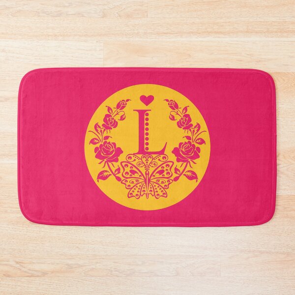 Item preview, Roses, Heart and Butterfly Monogram L designed and sold by ClownFishArts.