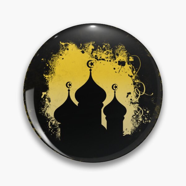 Artikelvorschau, Grunge-Gothic Gold und schwarze Ramadan-Moschee entworfen und verkauft von HolidayBug.