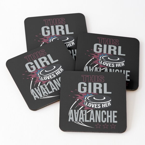 Item preview, Colorado Avalanche Fan - This Girl Loves Her Avalanche designed and sold by MoonsmileProd.
