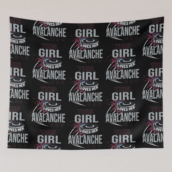 Item preview, Colorado Avalanche Fan - This Girl Loves Her Avalanche designed and sold by MoonsmileProd.