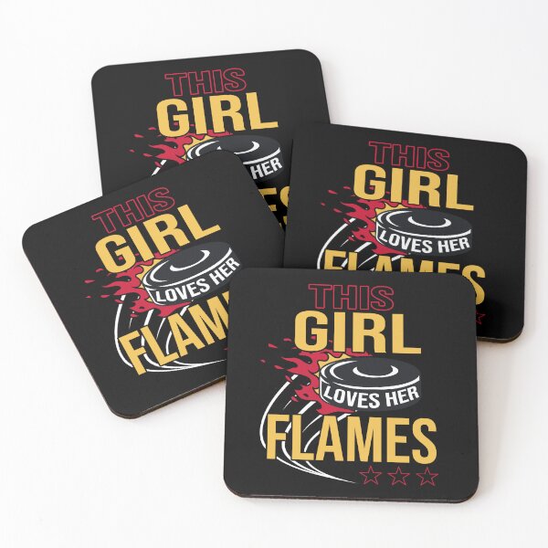 Item preview, Calgary Flames Fan - This Girl Loves Her Flames designed and sold by MoonsmileProd.