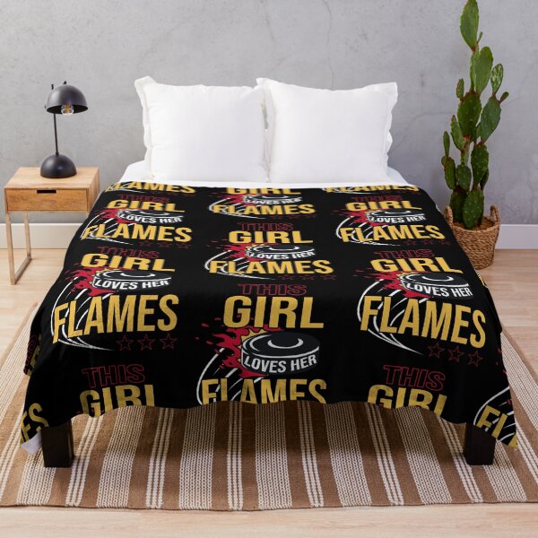 Item preview, Calgary Flames Fan - This Girl Loves Her Flames designed and sold by MoonsmileProd.