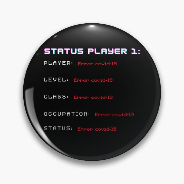Item preview, error covid-19 error warning for gamers designed and sold by PlagueArtizt.