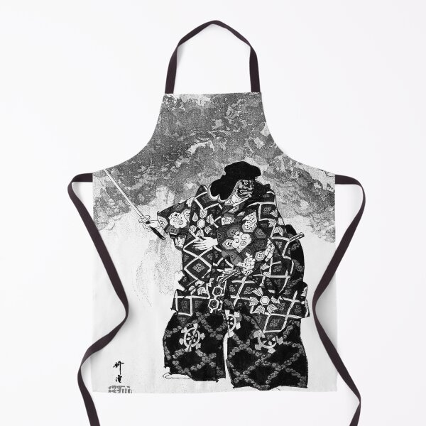 Item preview, Actors in the Noh theater play Eboshiori by Kogyo Tsukioka Black Print designed and sold by RyanCaudell.
