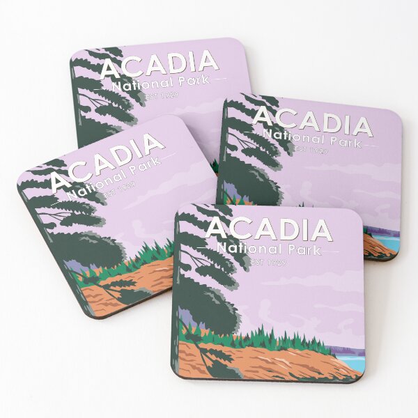 Item preview, Acadia National Park Bar Harbor Maine Vintage designed and sold by KrisSidDesigns.