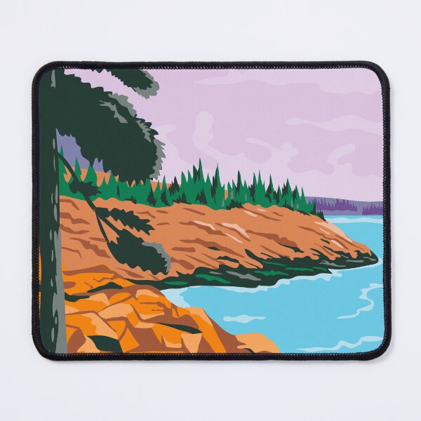 Item preview, Acadia National Park Bar Harbor Maine Vintage designed and sold by KrisSidDesigns.