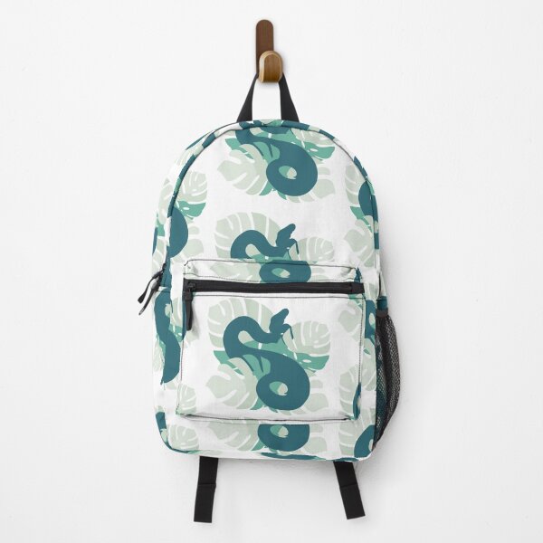 Item preview, Snake in Soft Shades of Green Colour Monstera Leaves designed and sold by Nerdynoods.