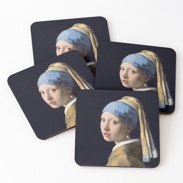 Item preview, Johannes Vermeer - The Girl with the Pearl Earring All Over Print designed and sold by BKNation.