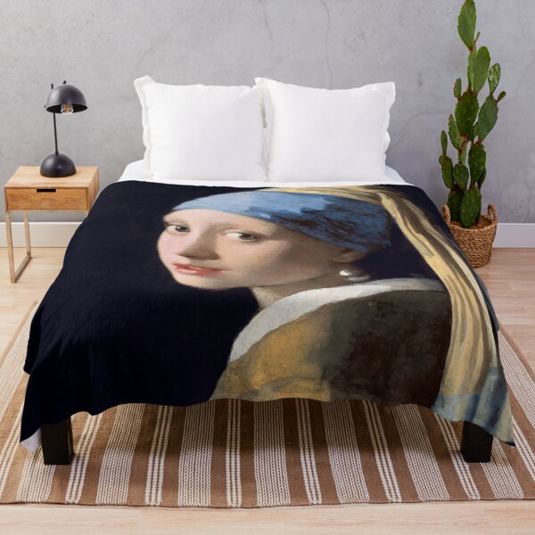 Item preview, Johannes Vermeer - The Girl with the Pearl Earring All Over Print designed and sold by BKNation.
