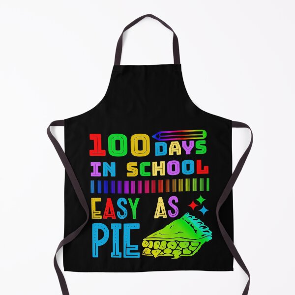 Item preview, 100 Days In School Easy As Pie Funny Teachers Students designed and sold by CharJens.