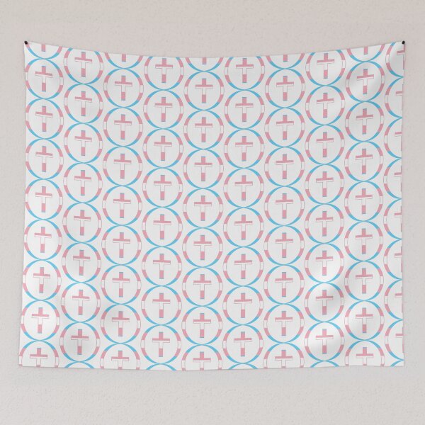 Item preview, Christian (Blue, Pink, White) Third Culture Series designed and sold by Carbon-Fibre Media.