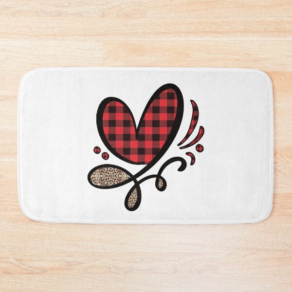 Item preview, Plaid and Leopard Pattern - Plaid Heart - Leopard Heart - Animal pattern designed and sold by Luvjesus2.