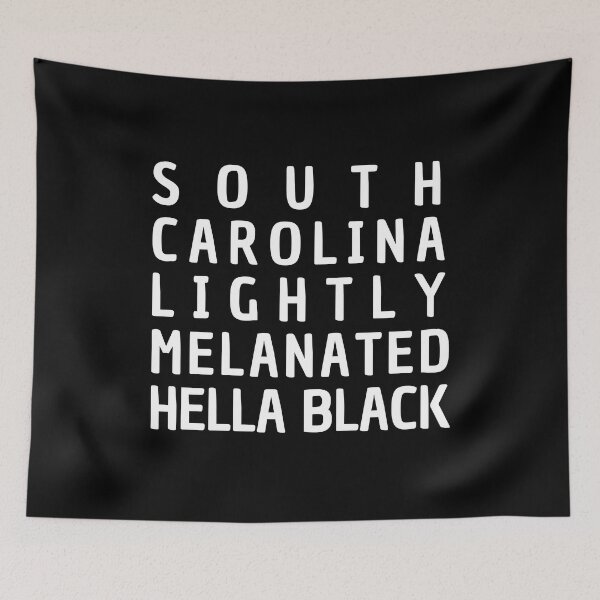 Item preview, South Carolina Lightly Melanated Hella Black - Black History Month designed and sold by My-Queens-Store.
