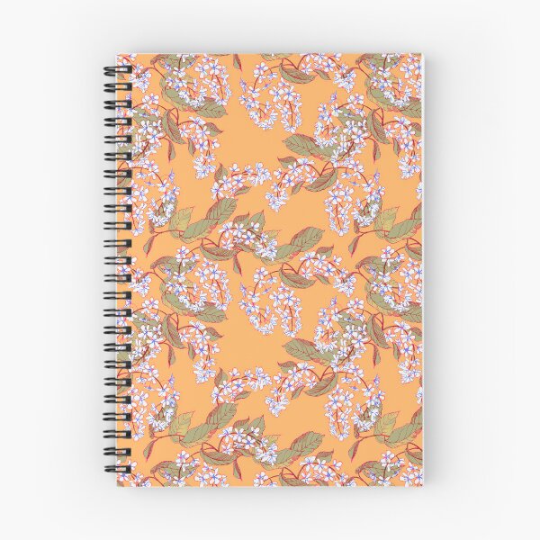 Item preview, Blooming spring Bird cherry on apricot designed and sold by Irina Ivanova.