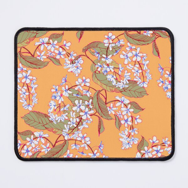 Item preview, Blooming spring Bird cherry on apricot designed and sold by Irina Ivanova.