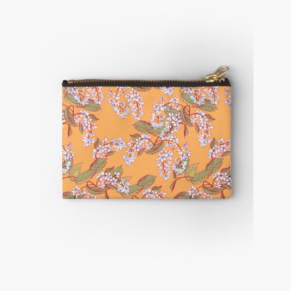 Item preview, Blooming spring Bird cherry on apricot designed and sold by Irina Ivanova.