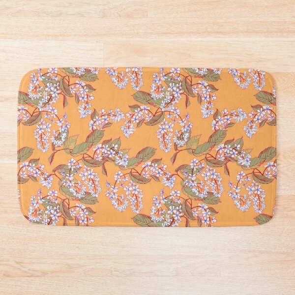 Item preview, Blooming spring Bird cherry on apricot designed and sold by Irina Ivanova.