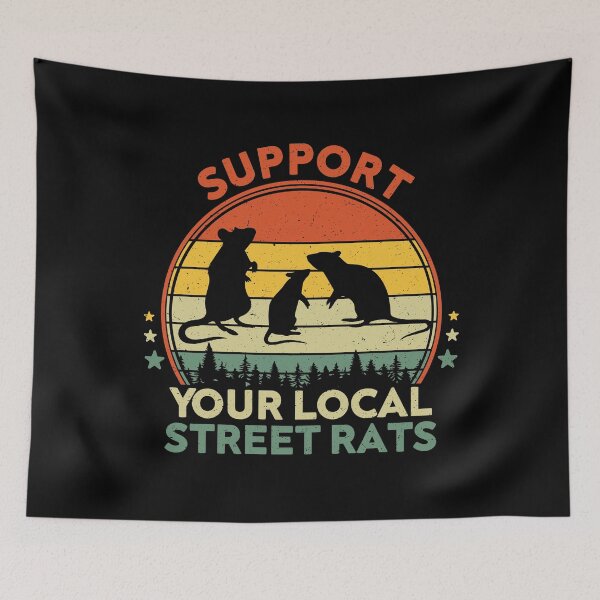 Item preview, Support Your local Street Rats And Mice, Funny Mouse Lovers designed and sold by NiceTees2021.