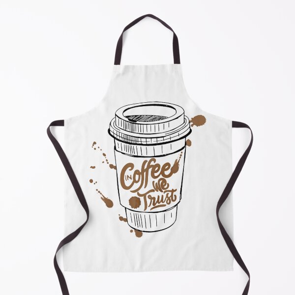 Item preview, In Coffee We Trust, Funny Coffee quote designed and sold by Quotesigner.