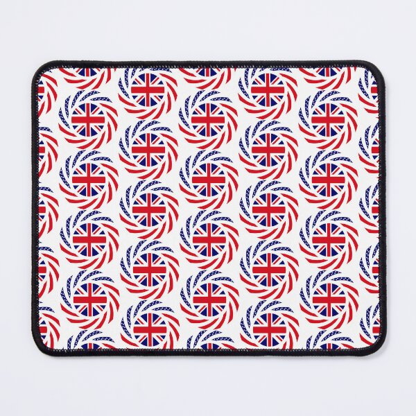 Item preview, British American Multinational Patriot Flag Series designed and sold by Carbon-Fibre Media.