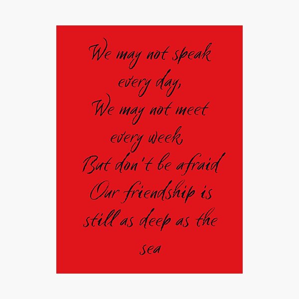 Item preview, friendship GREETINGS CARD,  designed and sold by Pugnaciousprint.