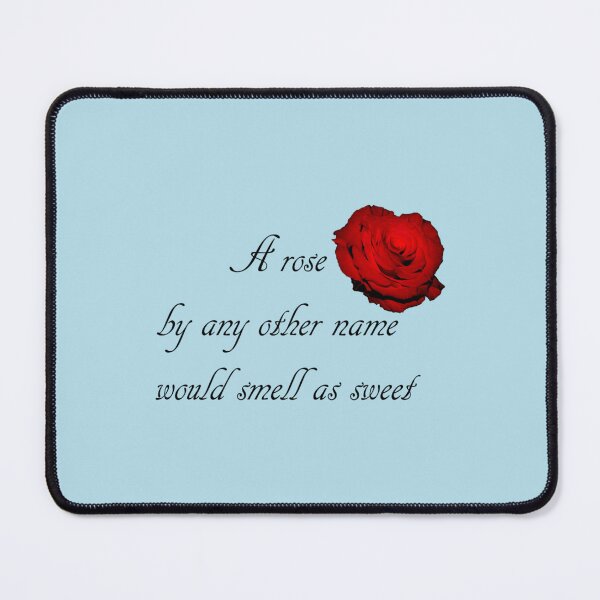 Item preview, Romeo and Juliet Rose Quote designed and sold by TheCliffBayy.