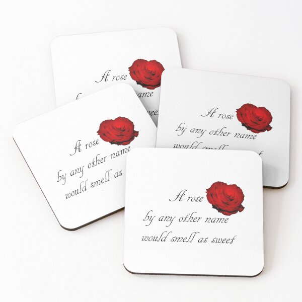 Item preview, Romeo and Juliet Rose Quote   designed and sold by TheCliffBayy.
