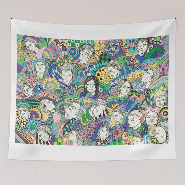 Item preview, Psychedelic Patterns and Faces designed and sold by form-illusion.