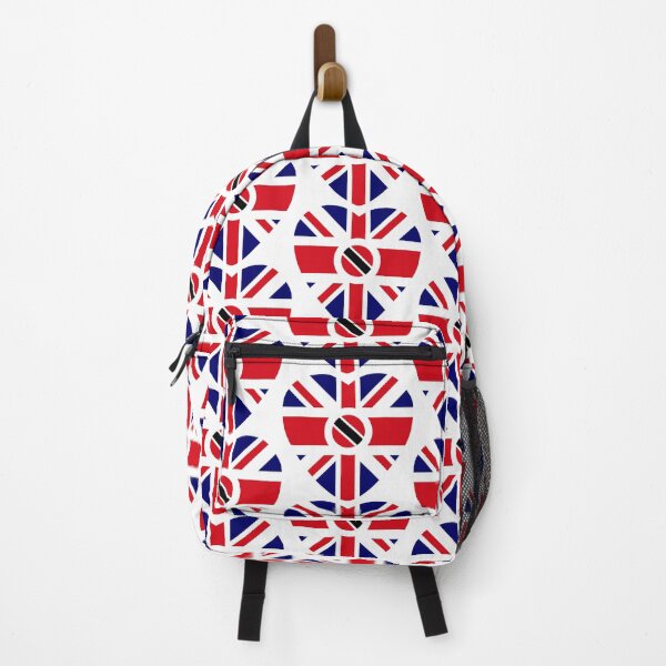 Item preview, British Trinidadian Multinational Patriot Flag Series (Heart) designed and sold by Carbon-Fibre Media.