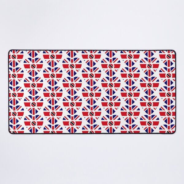 Item preview, British Trinidadian Multinational Patriot Flag Series (Heart) designed and sold by Carbon-Fibre Media.