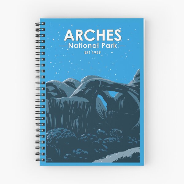 Item preview, Arches National Park Night Time Vintage designed and sold by KrisSidDesigns.